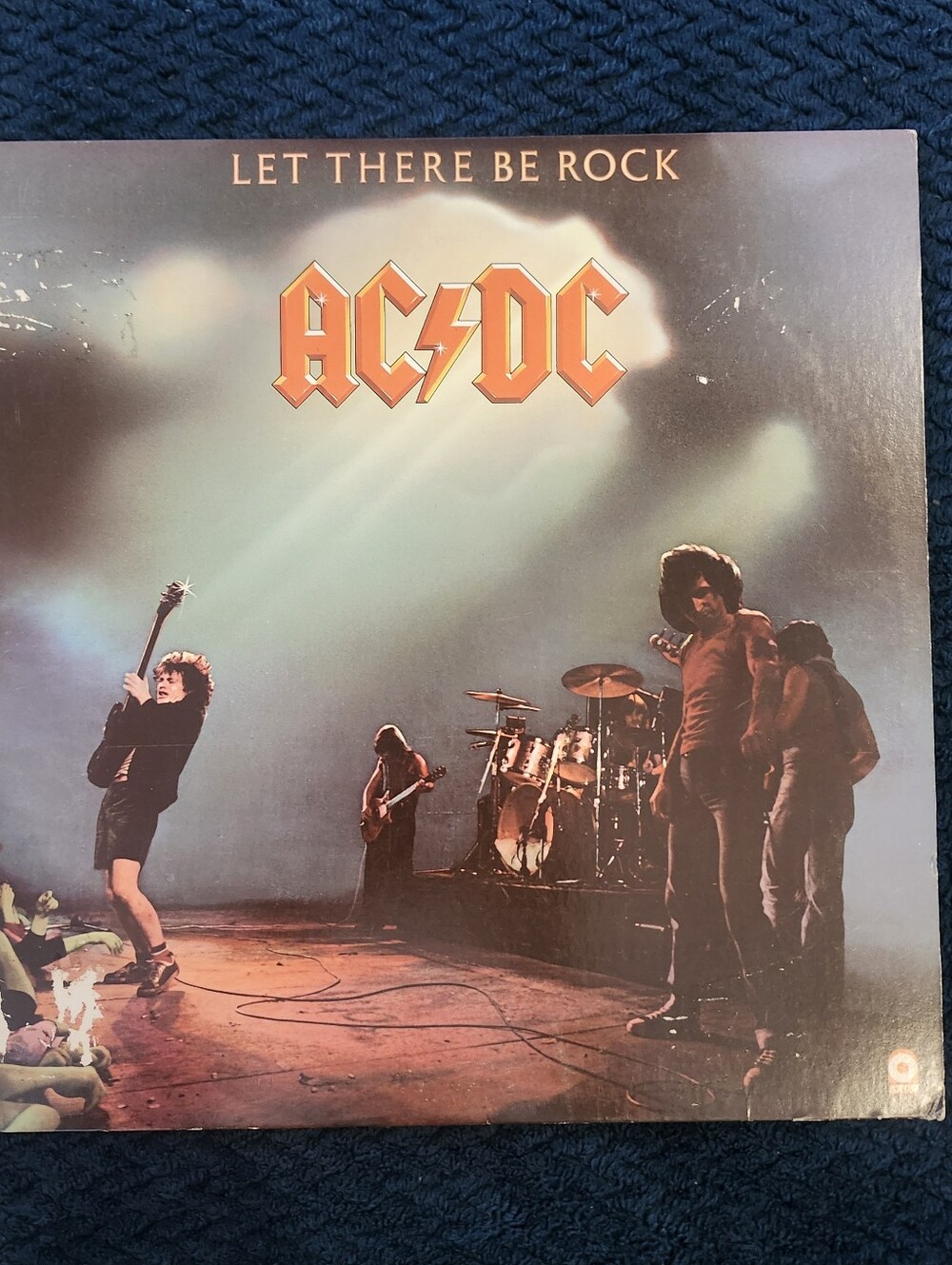 1977 hard rock vinyl LP album Let There Be Rock by the band AC/DC.
